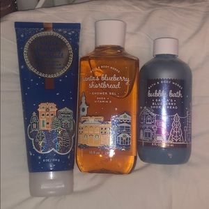 santa’s blueberry shortbread cream